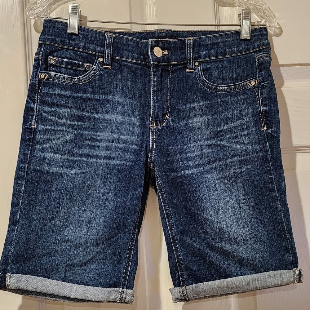 White House Black Market Jean Bermuda Shorts - Size 4